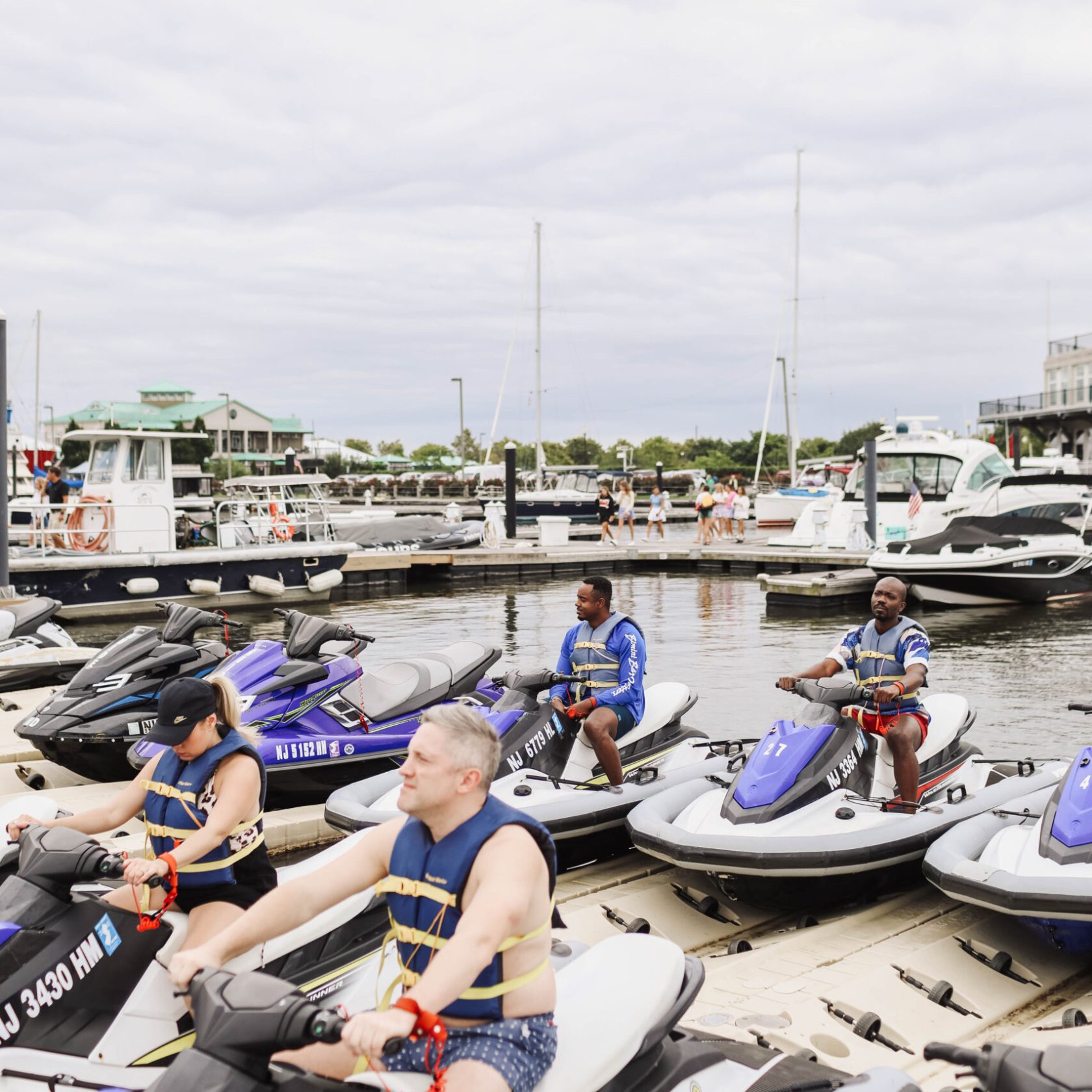 a group of people on a boat