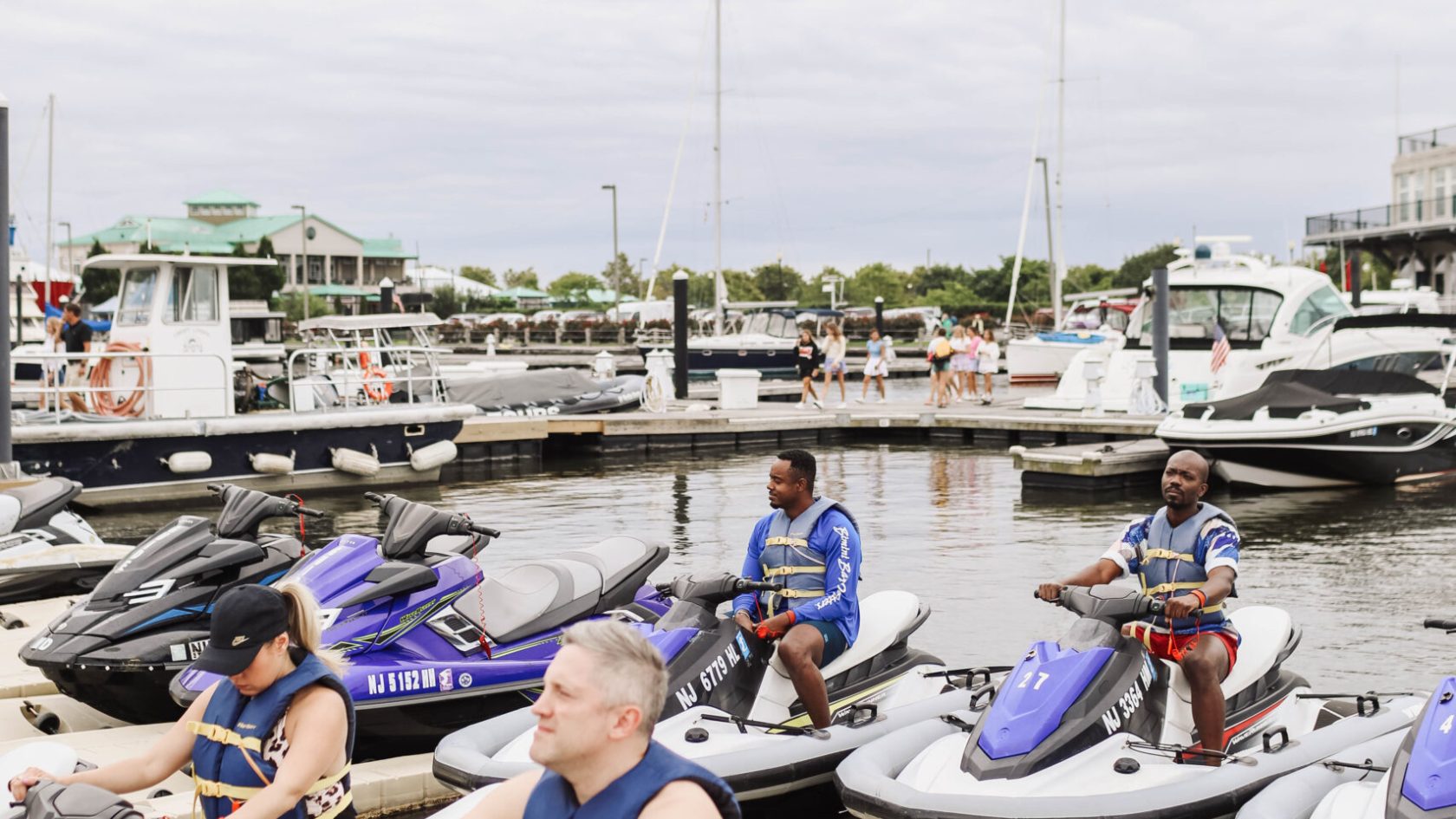 a group of people on a boat